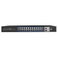 STONET P124GH 24 Port Fast Ethernet PoE Switch/802.3at/af 2xGigabit uplink port  2xSFPport  24+2 +2 - 1